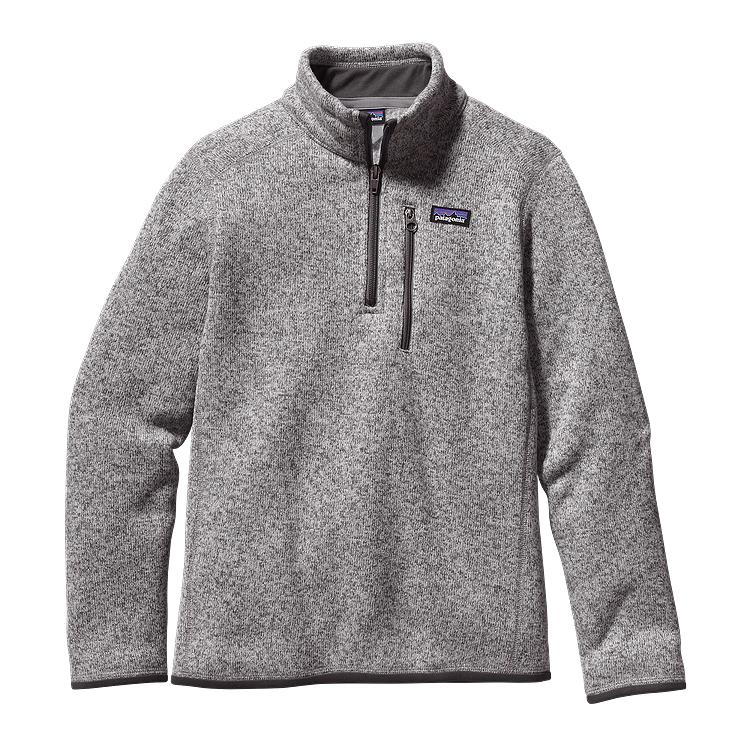 Patagonia Boys ' Better Sweater 1/4 Zip Fleece Stonewash