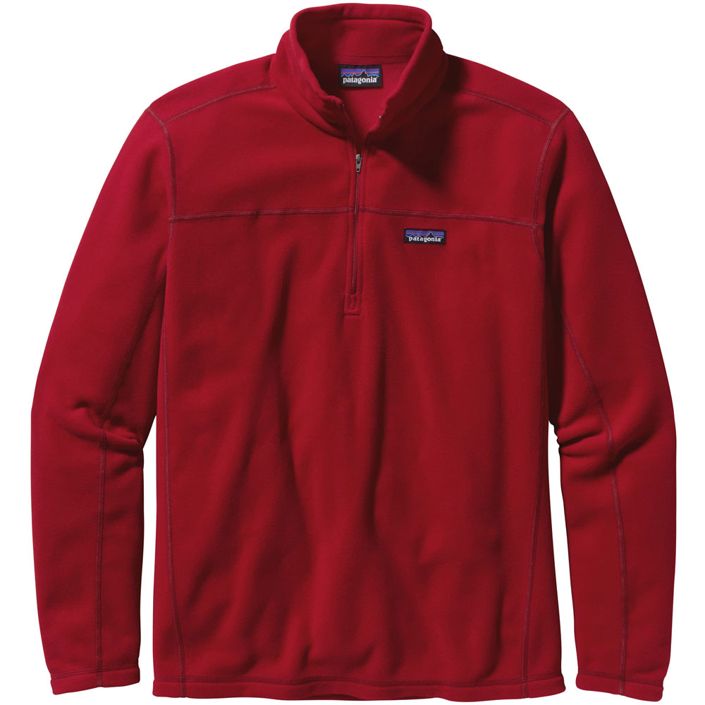 Patagonia M ' S MICRO D P / O Classic Red Fleece