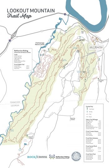 Lookout Mountain Trail Map - Discover